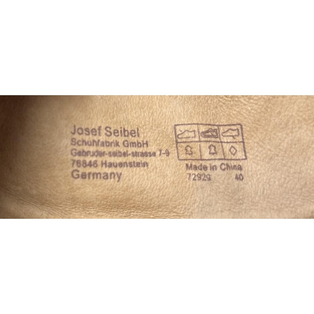 Josef Seibel Ballet Flat Womens Size 9 Pippa 29 Shoes US 40 EU Black Perforated - Picture 9 of 10